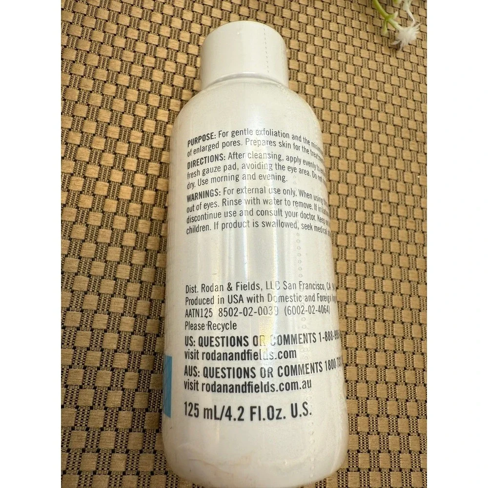 Rodan + Fields Redefine Step 2 Pore Minimizing Toner 125mL 4.2 Fl Oz New Sealed